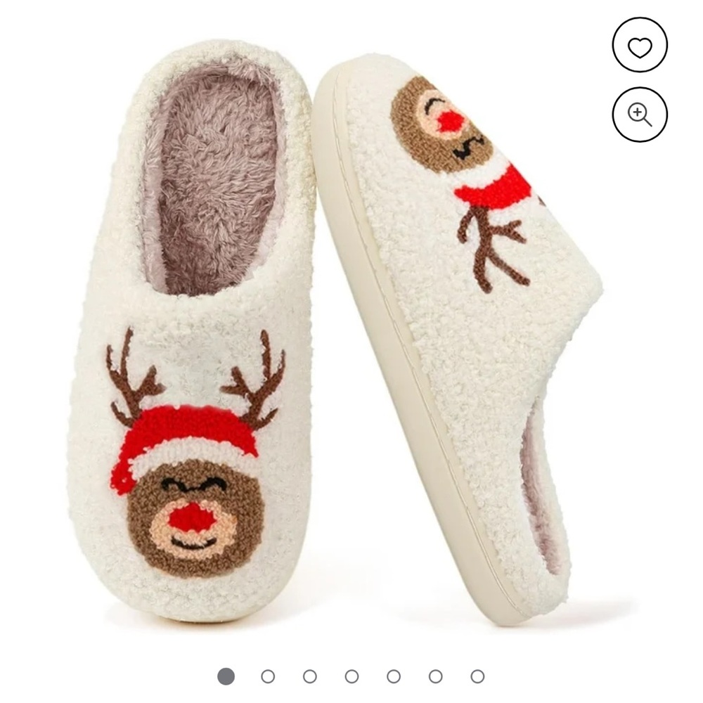 Reindeer Plush Slippers